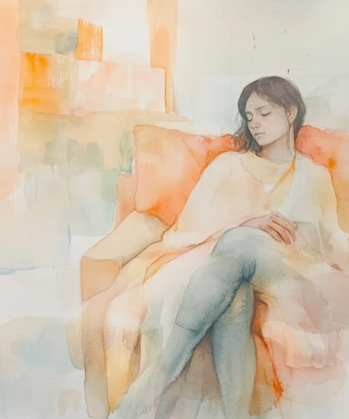 Geburtstrauma-Symbolbild-Frau